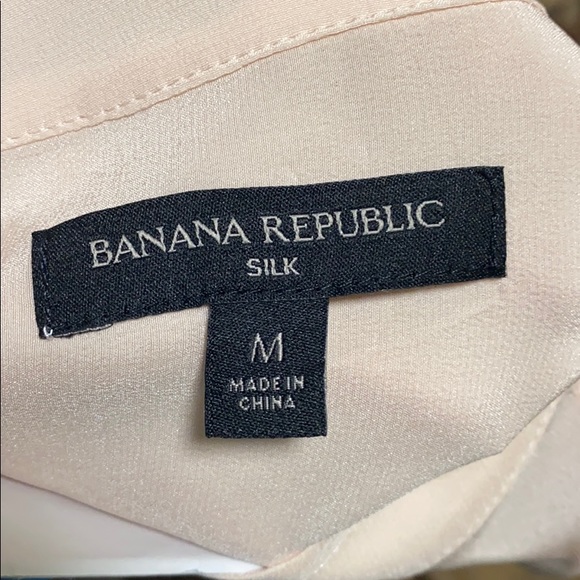 Banana Republic Silk Blouse, light pink - Picture 2 of 2